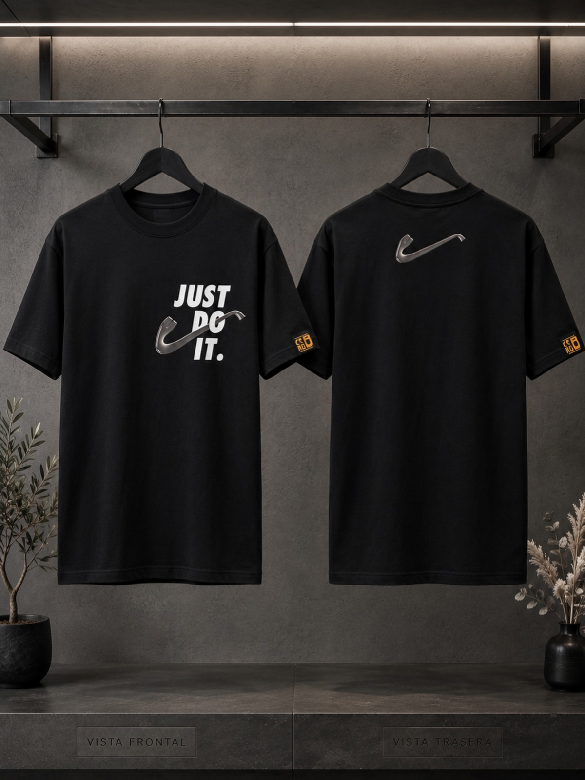 Camiseta parodia — swoosh roto